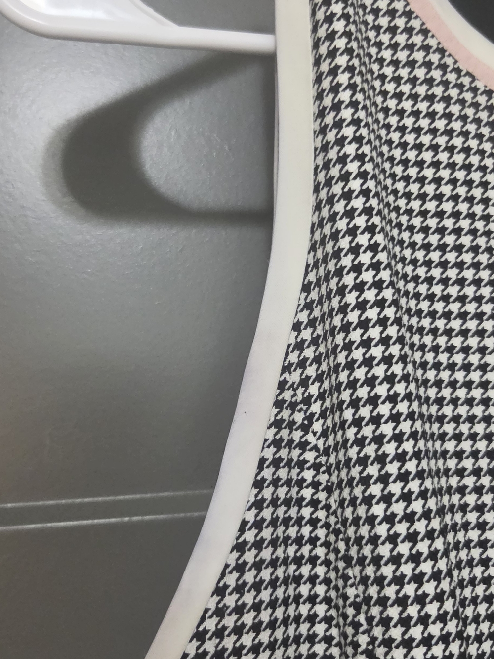 Alice + Olivia Houndstooth Blazer Jacket Black White Size 8 - Picture 7 of 15